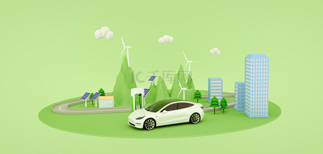 新能源車(chē)與充電樁 綠色出行的雙引擎